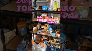 Isi rak snack toko sembako desa #ideusahadidesa #tokosembako #tokosembakosederhana #warungsembako