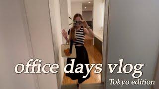 "Realistic" office days week in Tokyo ⭐️‍ | morning routine | back to law school ‍