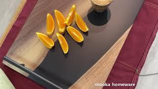 Wood epoxy serving tray cutting board Best gift for housewarming