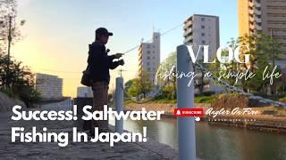 Vlog 35: Success! Landbased Saltwater Fishing In Fukuoka, Japan! New Species Unlocked!