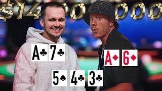 EPIC $14,000,000 Final Table Showdown | Main Event Highlights