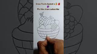 Drawing a Fruit Basket (And Making It 3D!)