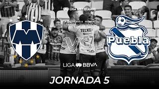 Resumen | Rayados vs Puebla | Liga BBVA MX | Apertura 2022 - Jornada 5