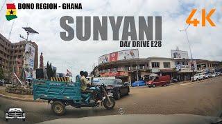 Sunyani Day Drive E28 from Abonsuam to New Town in the Bono Region of Ghana 4K