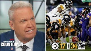 NFL Countdown | "Steelers can still win AFC North" - Rex Ryan on Wilson loss to Lamar's Ravens 34-17