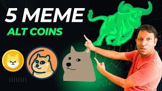 5 MEME COINS for 10X | 5 ALT COINS  for 10X