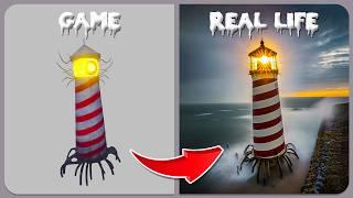 Lighthouse Monster In Real Life | All Eat Monster | Guess The Eater MONSTER'S VOICE