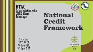 National Credit Framework