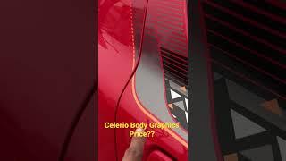Celerio 2022 Body Graphics Complete Detail and Price #marutisuzuki #celerio2022 #shorts