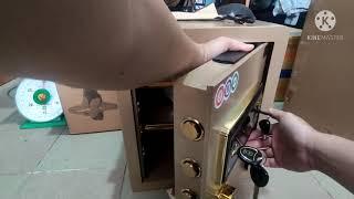 Hướng dẫn Két sắt an toàn mở khoá vân tay, mật mã, dùng cho văn phòng và gia đình FU88G #47