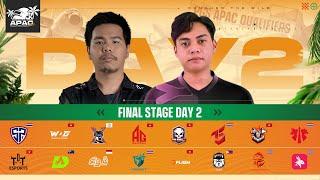  PGS APAC QUALIFIERS 2025 PHASE 1 | FINAL Day 2