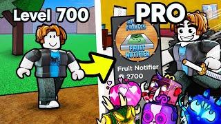 Noob To Pro With DEVIL FRUIT NOTIFIER In Blox Fruits (Part 2)