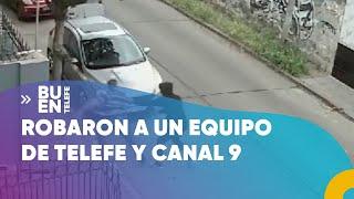 ROBARON a CÁMARAS y PERTENENCIAS de los EQUIPOS de TELEFE Noticias y de CANAL 9 #BuenTelefe