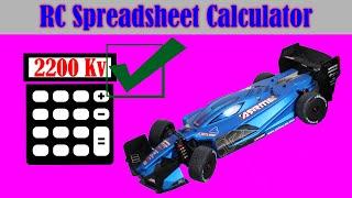 Downloading the RCexplained RC Calc Spread Sheet - Process Instructions