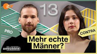 Männer zu weich geworden? Moderne vs. traditionelle Männlichkeit | 13 Fragen | unbubble