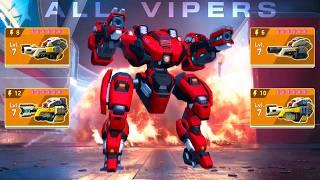 Bastion with Viper 12 10 8 6 - Mech Arena