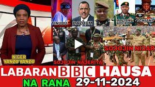 #BBC HAUSA LABARAN YAU NA RANA 29-11-2024 labaran niger na juyin mulki #bbchausa #labaran duniya