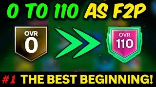 THE BEST BEGINNING EVER - 0 to 110 OVR as F2P in FC Mobile [Ep01] | Mr. Believer