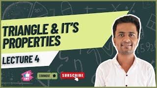 Triangles & it's Properties | Lecture 4 | By Yogesh Sir | #maths_for_nda #triangleanditsproperties