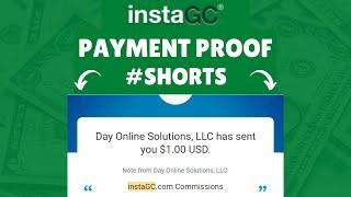 InstaGC Payment Proof - $1 Instant PayPal (Short Clip)