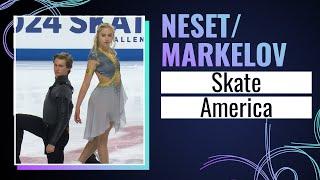 NESET / MARKELOV (USA) | Ice Dance Free Dance | Skate America 2024 | #GPFigure