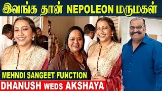 Nepoleone Son Dhanoosh And Akshaya Marriage Celebration - Mehndi | Kushboo | Meena | Kala Master