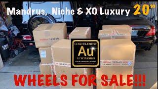 WHEELS 4 SALE!!! New 20” Rims 5x112 20x10.5 20x11 20x9 #Niche #Mandrus #xo #mercedes