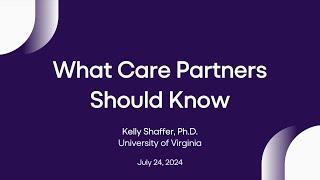 What Care Partners Should Know | Lymphoma Research Foundation Webinars