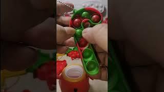 BINGE-ASMR CHRISTMAS SQUISHY POP IT TOY 4 #fidgettoys #christmascane #binge