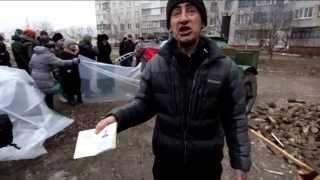 Мариуполь  Похороны Ольги Абдурашитовой  Юра Цуриков против президента России