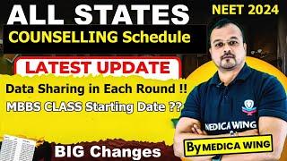 All States NEET Counselling Schedule 2024 | Official Update BY MCC | Big changes In Neet Counselling