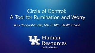 Circle of Control: A Tool for Rumination & Worry