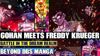 Beyond Dragon Ball Super Gohan Fights Freddy Krueger In The Dream Realm! An Endless Nightmare Begins