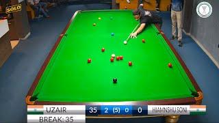 Uzair Khan Shines with a Stunning 123 Break in Pre-Quarters