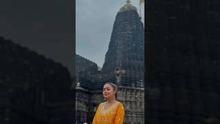 Tina dutta arrived trimbakeshwar temple with father #tinadutta #trimbakeshwar #tina