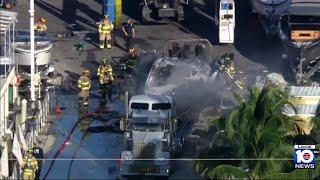 1 killed, 4 critical after boat explosion in Dania Beach