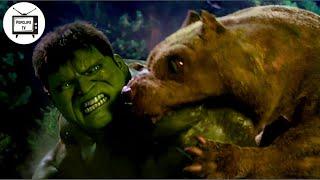 The Hulk [2003] - Hulk vs The Mutant Dogs [HD]