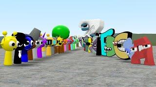 ALL SPRUNKI VS ALL ALPHABET LORE A-Z In Garry's Mod!