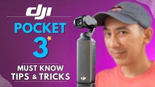 The Best DJI POCKET 3 Tips and Tricks to MASTER it. How to FIX Common PROBLEMS