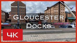 Gloucester Docks are Britain's most inland port that still has working dry docks. Filmed in 4K
