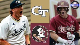 Georgia Tech vs #10 Florida State (AMAZING GAME!) | 2024 College Baseball Highlights