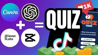 Créer des Vidéos Quiz (en automatique et illimité) avec l'IA, Canva + ChatGPT