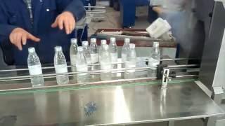 Bottle Steam Shrink Tunnel with Conveyor , semi auto Sleeve label machine