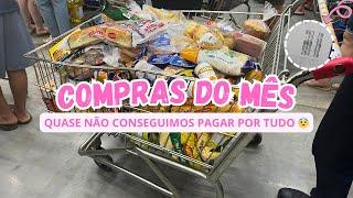 COMPRAS DO MÊS | ASSAÍ ATACADISTA + QUANTO GASTAMOS 