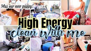 HIGH ENERGY CLEAN WITH ME! | COMPLETE DISASTER CLEANING MOTIVATION!