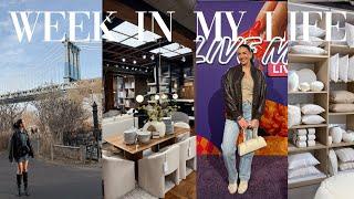 WEEK IN MY LIFE in the CITY | apartment decor/furniture shopping + work days in my life + taco bell