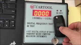 CARTOOL Remote Key IR Digital Frequency Tester