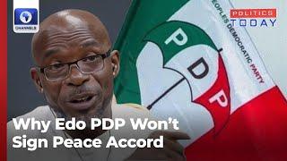 Edo 2024 Governorship Election: Why PDP Won’t Sign Peace Accord – Don-Pedro Obaseki