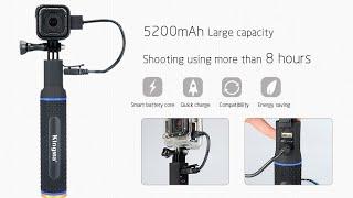 รีวิวสดๆ KingMa Battery Power Hand Grip Tropod 5200mAhไม้จับยึดกล้องแบบมีแบตเตอรี่ พกพาใช้ได้ทั้งวัน