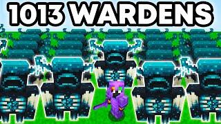 1,013 Wardens VS Minecraft SMP...